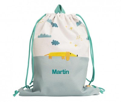 Mochila Saco Perro Volador Personalizable