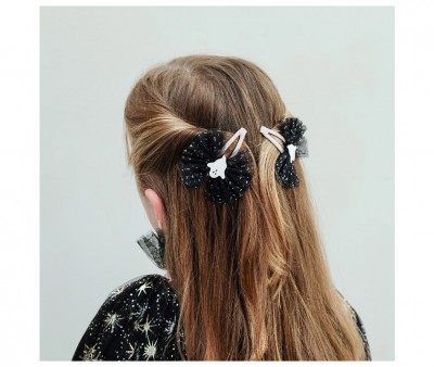 2 Clips Ghoulish Ghost Tulle