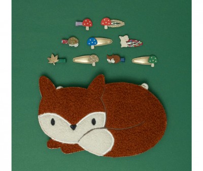 5 Mini Clips Toadstool Mabel