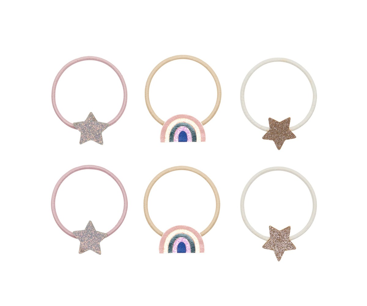 6 Mini Coleteros Rainbow & Star