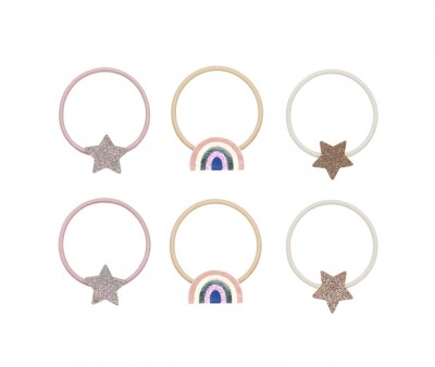6 Mini Coleteros Rainbow & Star