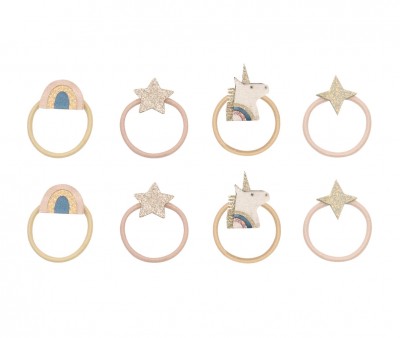 8 Mini Coleteros Celeste Unicorn