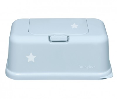 Caja Toallitas Funkybox Azul Pastel