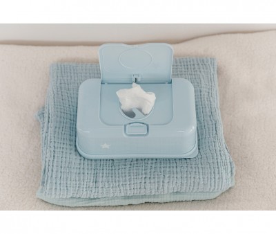 Caja Toallitas Funkybox Azul Pastel