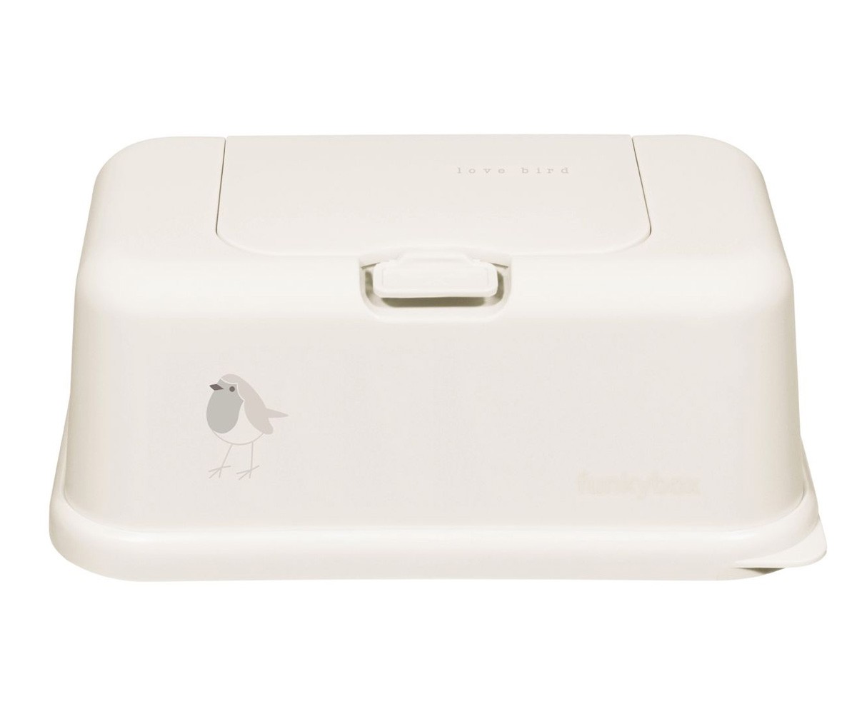 Bote  lingettes Funkybox Oiseau Cream