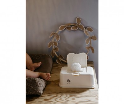 Bote  lingettes Funkybox Oiseau Cream