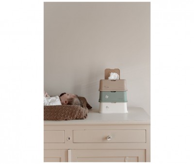 Bote  lingettes Funkybox Oiseau Cream