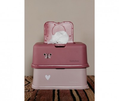 Caja Toallitas Funkybox Rosa Mariposa