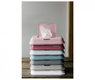 Bote  Lingettes Funkybox ToGo Blanche toiles