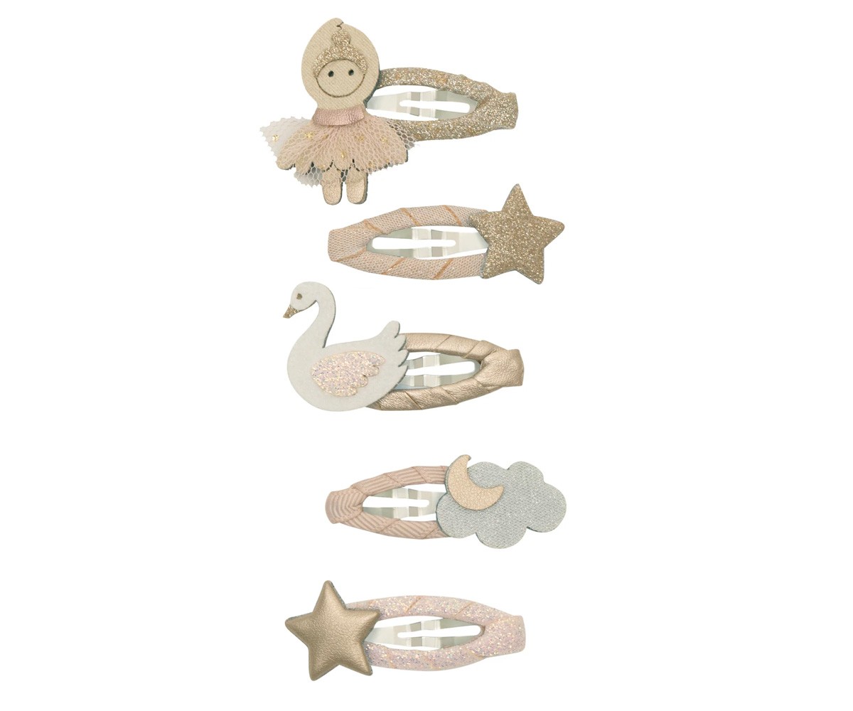 5 Mini Clips Clic Clasc Ballerina