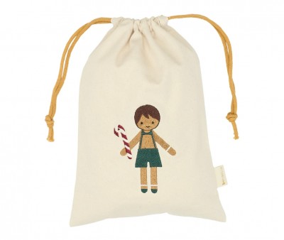Sacco Natale Piccolo Gingerbread Boy Personalizzabile