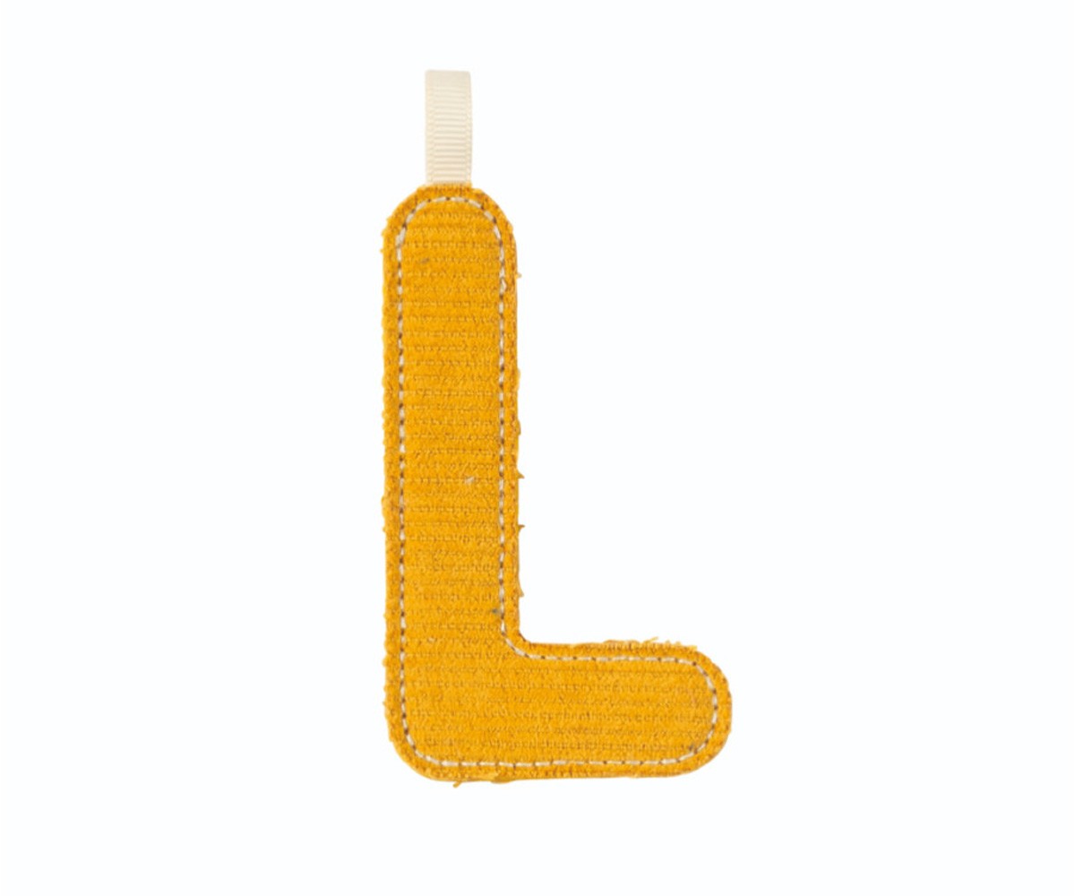 Lettera Tela Lilliputiens Fosforescente L Giallo