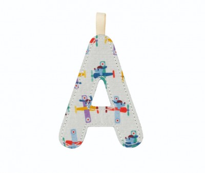 Lettera Tela Lilliputiens Reversibile Fosforescente A Azzurro
