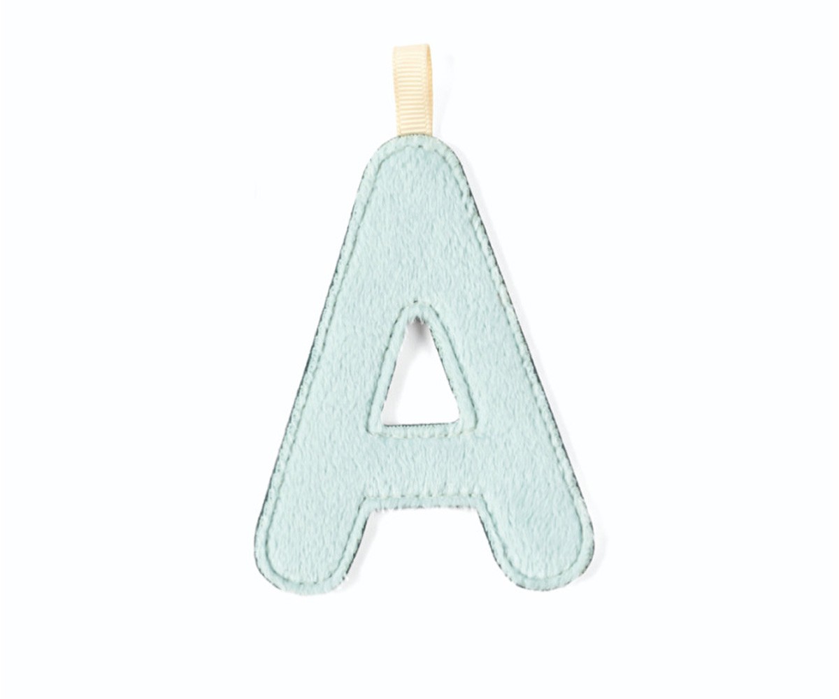 Lettera Tela Lilliputiens Reversibile Fosforescente A Azzurro