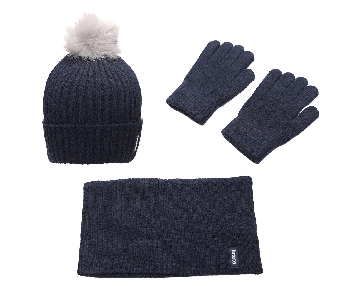Conjunto de chapu, luvas de inverno + gola de pescoo Buff Magical Forest