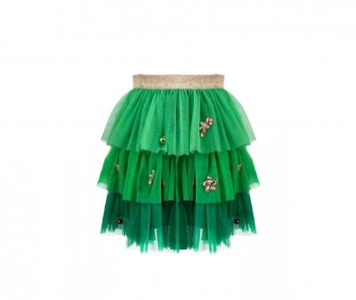 Disfraz Falda Tut Infantil Rockin' Round The Christmas Tree Talla 4-6 aos