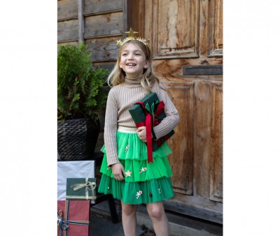 Disfraz Falda Tut Infantil Rockin' Round The Christmas Tree Talla 4-6 aos