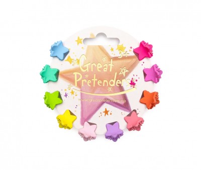 10 Mini Pinzas Estrella Arcoris