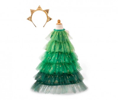 Disfraz rbol de Navidad con Diadema Verde