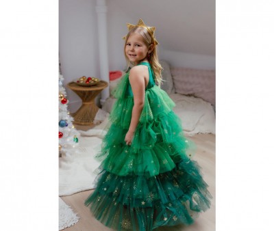 Disfraz rbol de Navidad con Diadema Verde
