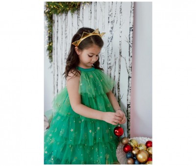 Disfraz rbol de Navidad con Diadema Verde