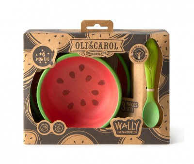 Vajilla 3 Piezas de Madera Wally The Watermelon