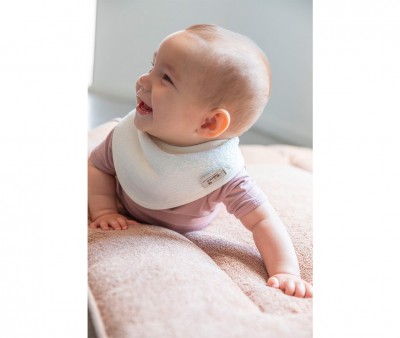Bavette Timboo Daisy White Personnalisable