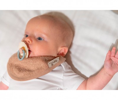Bavette personnalisable Timboo Savannah Sand