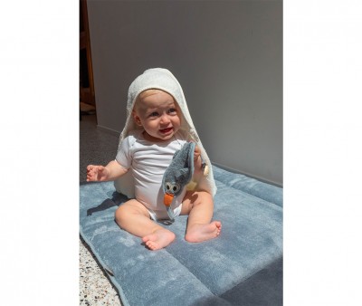 Grande Cape de Bain Daisy White Personnalisable