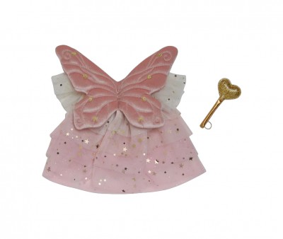 Completo Dinkum Fairy Pink con Ali e Bacchetta