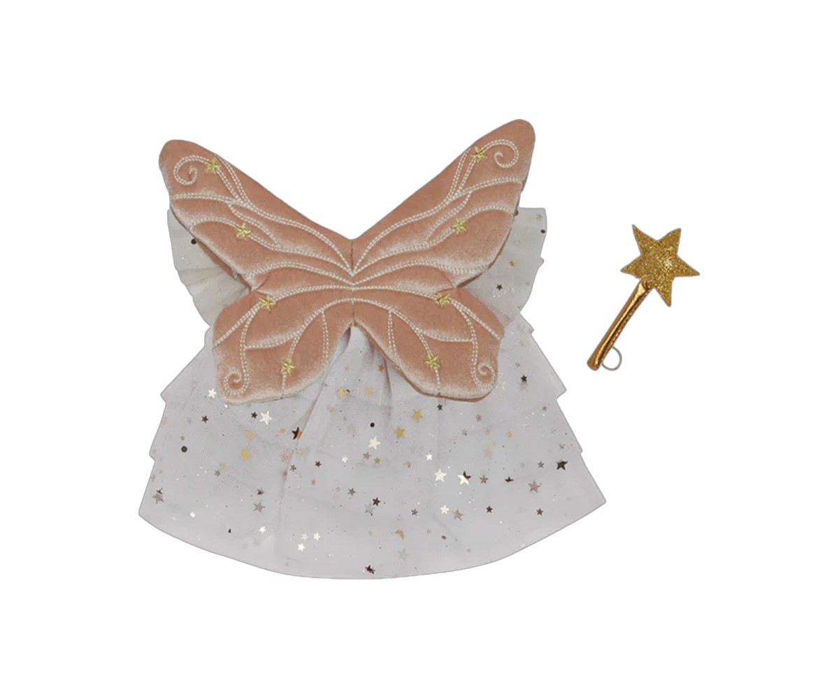 Completo Dinkum Fairy Pearl con Ali e Bacchetta