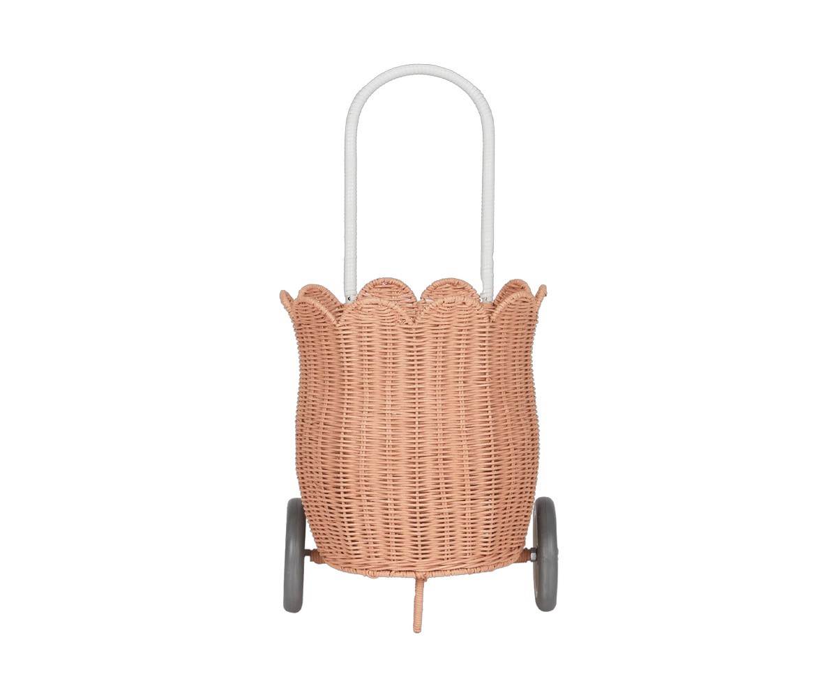 Carrellino Rattan Luggy Petal