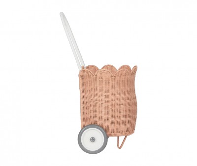 Carrellino Rattan Luggy Petal
