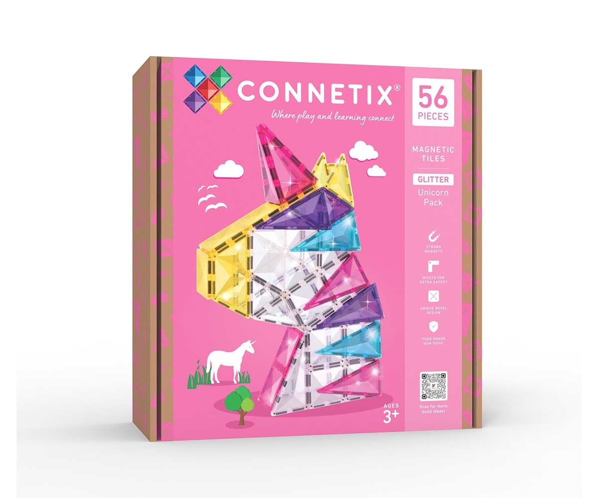 Connetix 56 - Glitter Unicorn Pack