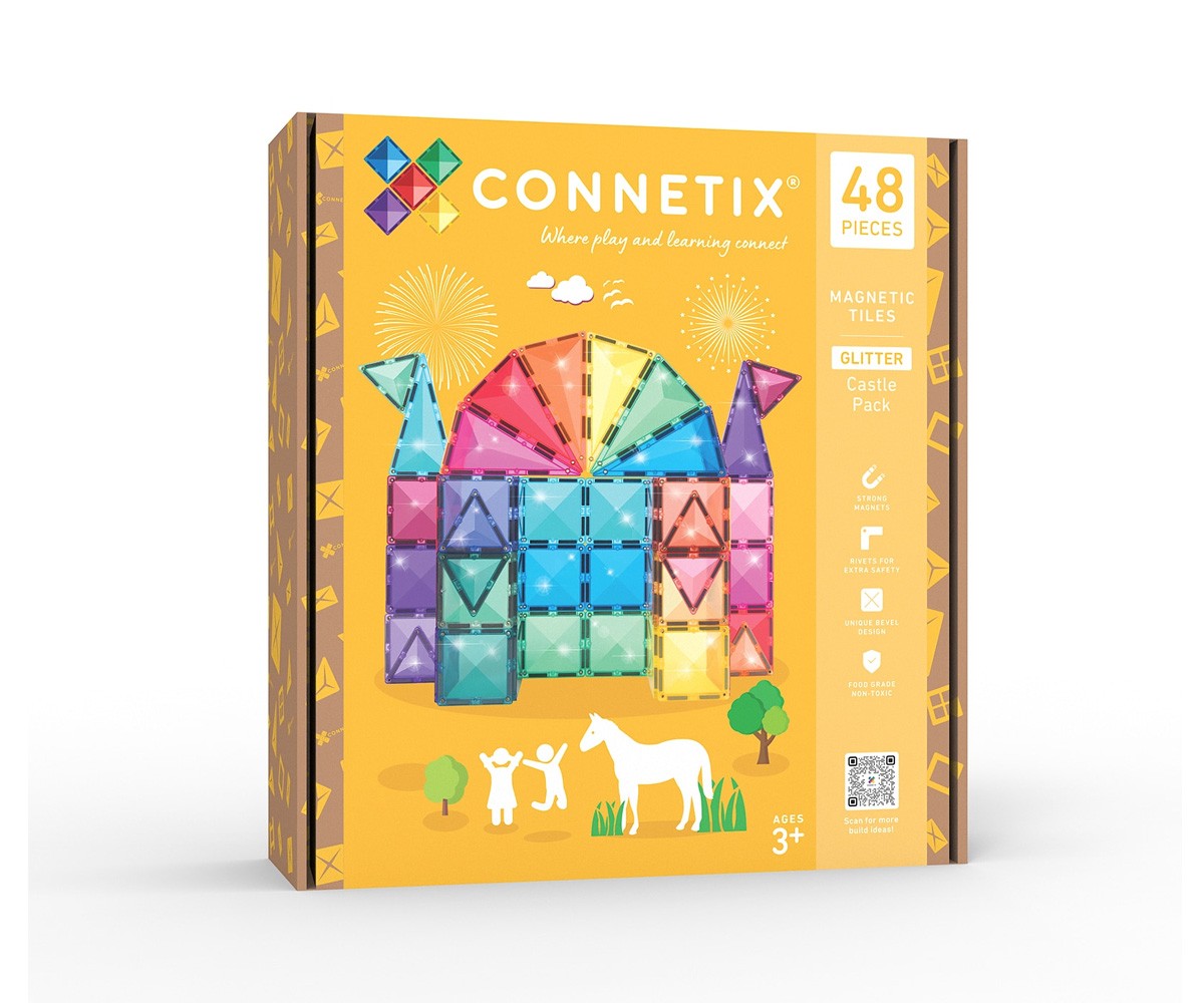 Connetix 48 - Glitter Castle Pack