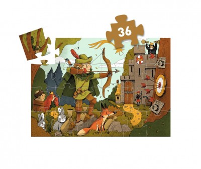 Puzzle Silueta Robin Hood