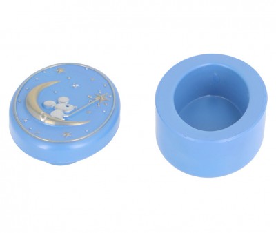 Cajita para Dientes Ratoncito Azul Claro