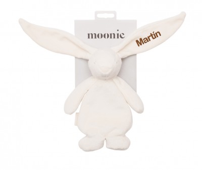 Peluche Sensoriale Coniglio Moonie Mini Cream Personalizzabile