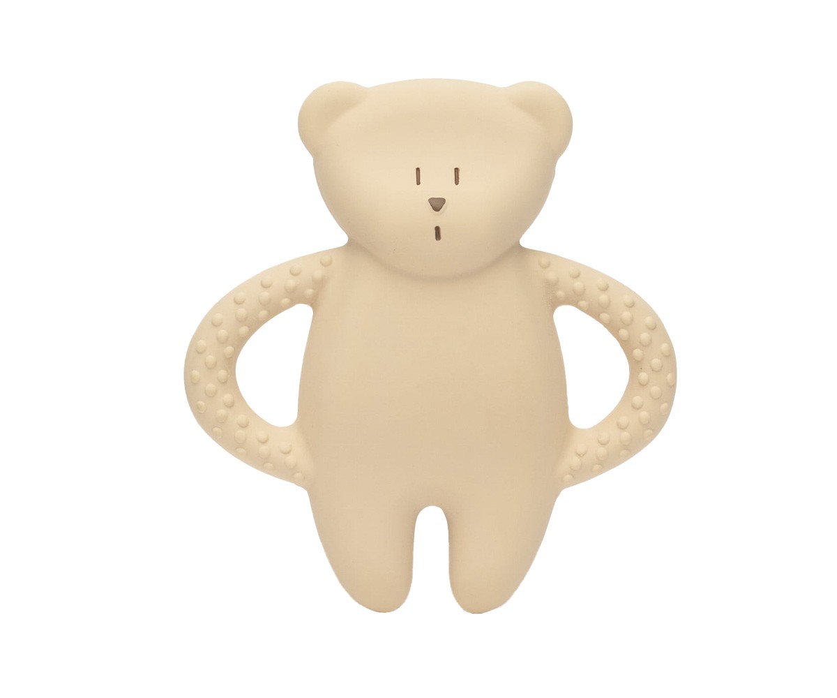 Dentarello Gomma Naturale Orsetto Sand