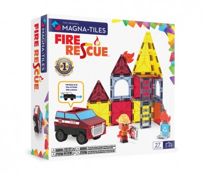 Costruzioni Magnetiche Magna-Tiles Fire Rescue 27pz.