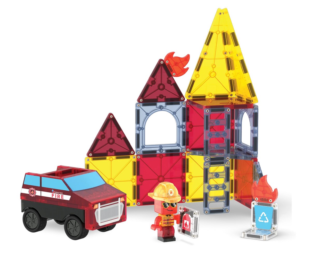 Costruzioni Magnetiche Magna-Tiles Fire Rescue 27pz.