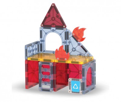 Costruzioni Magnetiche Magna-Tiles Fire Rescue 27pz.