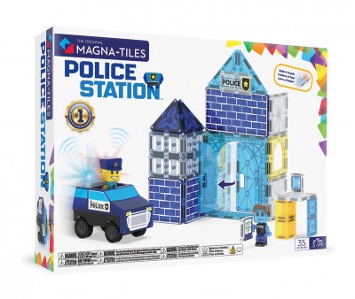Costruzioni Magnetiche Magna-Tiles Police Station 35pz.