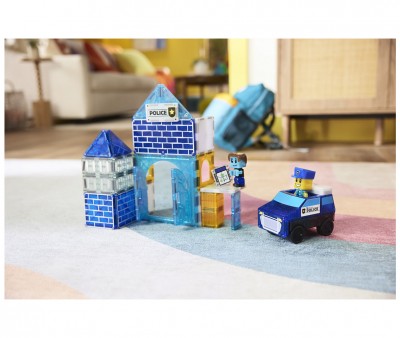 Costruzioni Magnetiche Magna-Tiles Police Station 35pz.