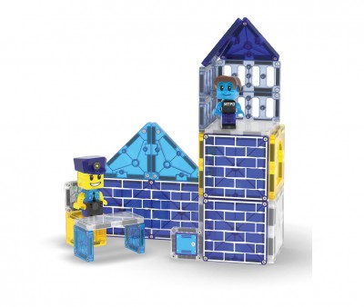 Costruzioni Magnetiche Magna-Tiles Police Station 35pz.