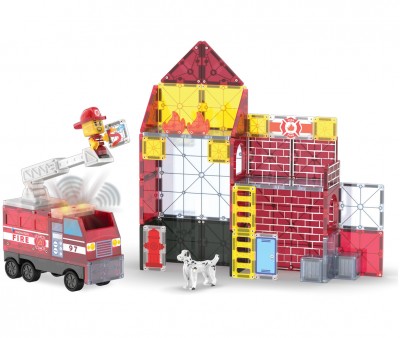 Costruzioni Magnetiche Magna-TilesFire Station 50pz.