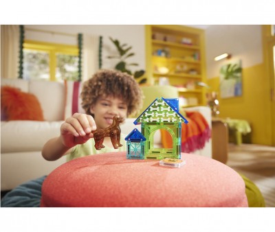 Costruzioni Magnetiche Magna-Tiles Dog House 13pz.