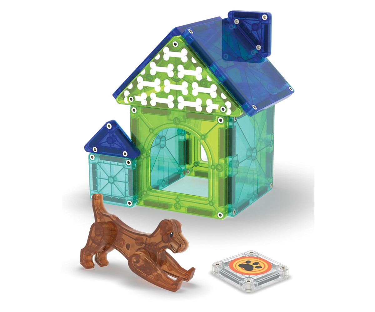 Costruzioni Magnetiche Magna-Tiles Dog House 13pz.