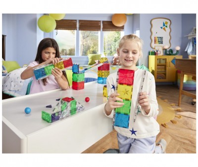 Costruzioni Magnetiche Magna-Tiles Rail Racers Deluxe 90pz.