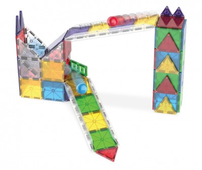 Costruzioni Magnetiche Magna-Tiles Rail Racers Deluxe 90pz.